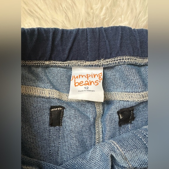 Jumping Beans Shorts Jeans Little Girls Size 12 Stretch Soft - Picture 2 of 3